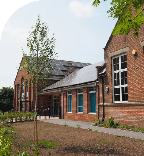 Photograph of a school
